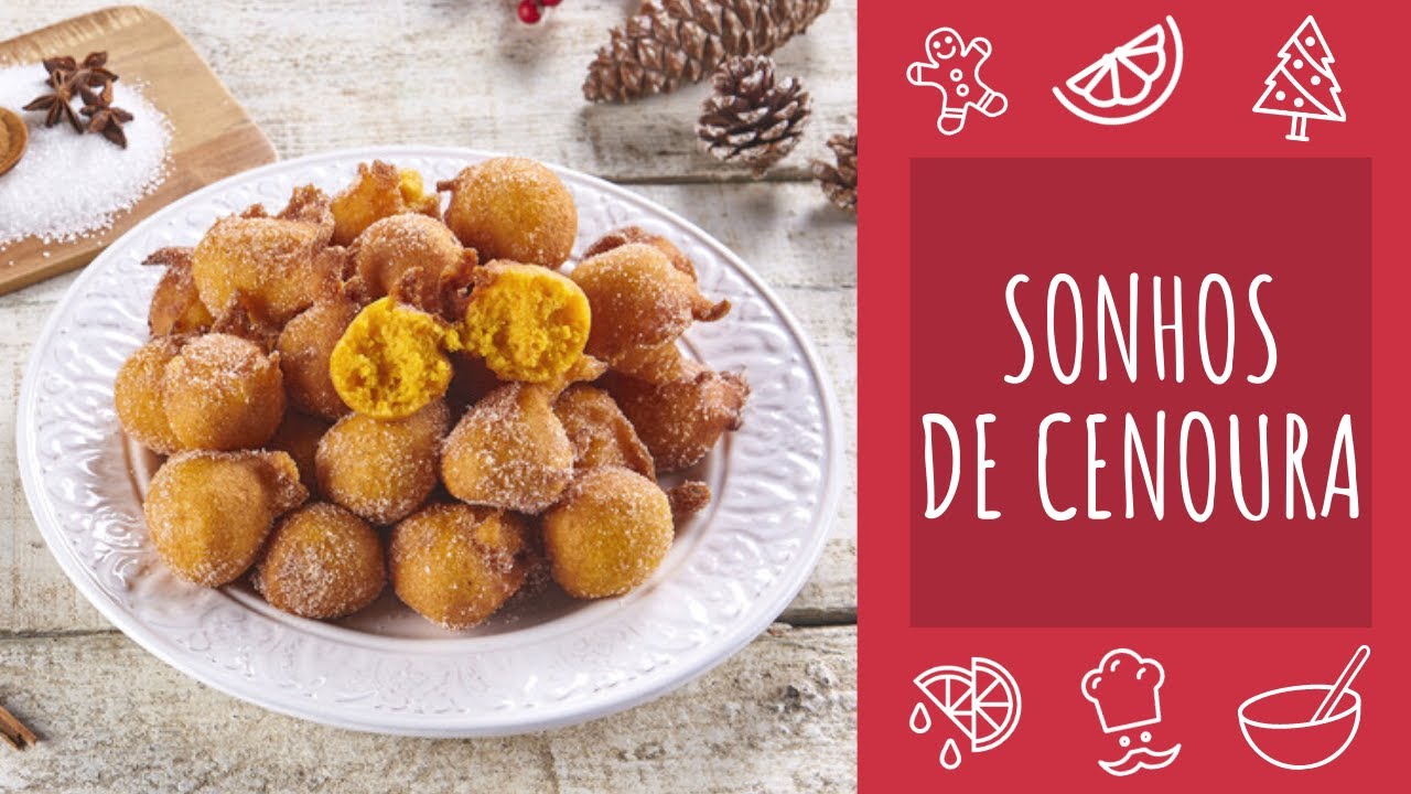 Sonhos de cenoura (receita de Natal) - TeleCulinária