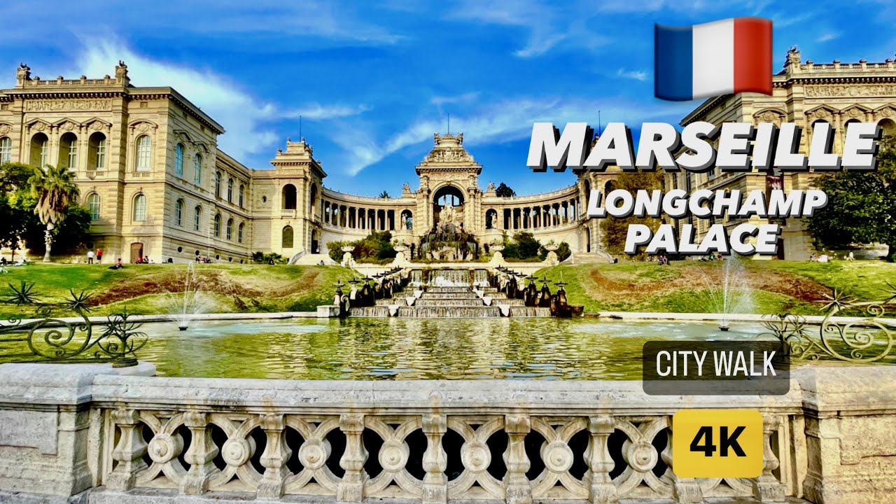 LONGCHAMP PALAIS WALK, MARSEILLE, FRANCE, 4K, UHD, 60 FPS