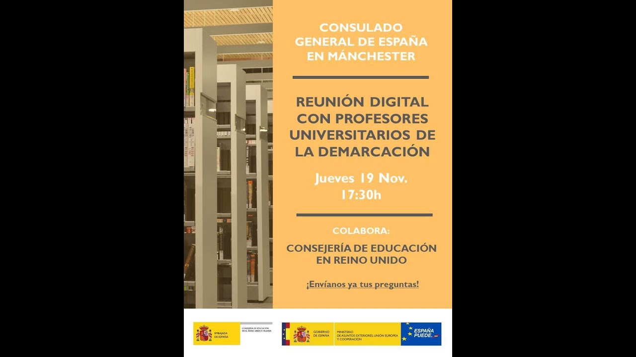 Reunión con Profesores Universitarios en la Demarcación del #CGMánchester