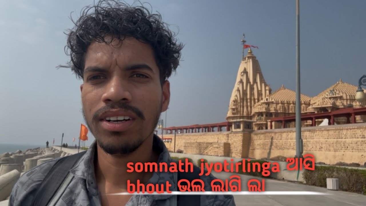 // Finally mu Somnath jyotirlinga  Darsan koli 🙏🚩// Crossing India For Free // @TRAVELLERPRABIN 