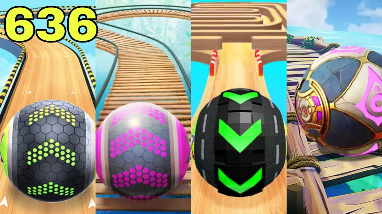 Going Balls - SpeedRun Challenge VS Rollance Balls, Rolling Ball,Temple Rolling Ball Walkthrough 636