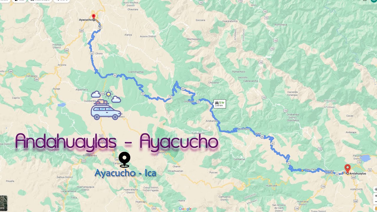📍 Desde ANDAHUAYLAS (Apurimac) a AYACUCHO - Peru 🇵🇪