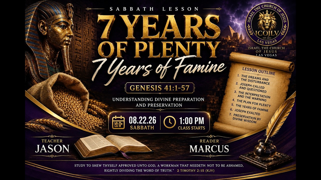 7 YEARS OF PLENTY 7 YEARS OF FAMINE
