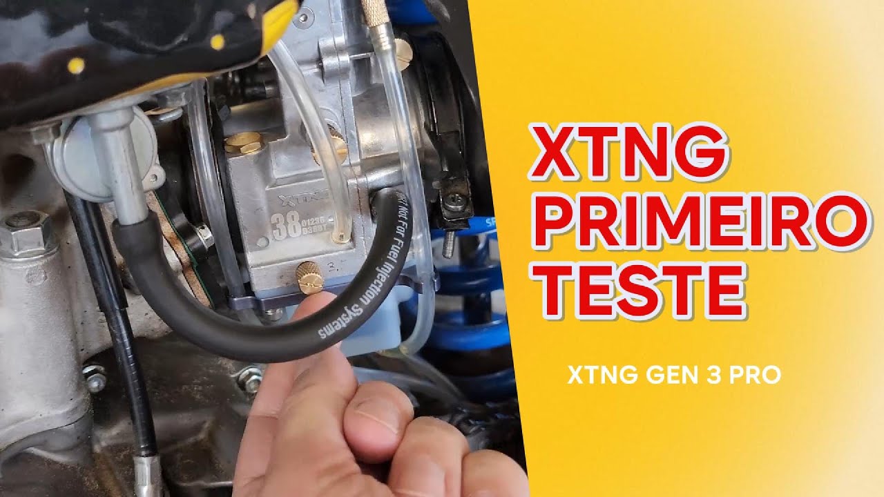 Carburador XTNG Primeiro Teste