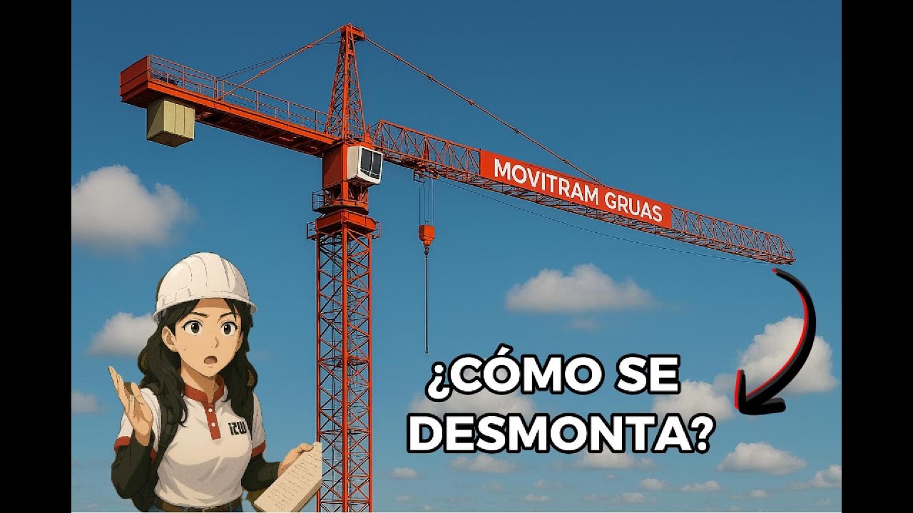 ¿Cómo se desmonta una torre grúa?