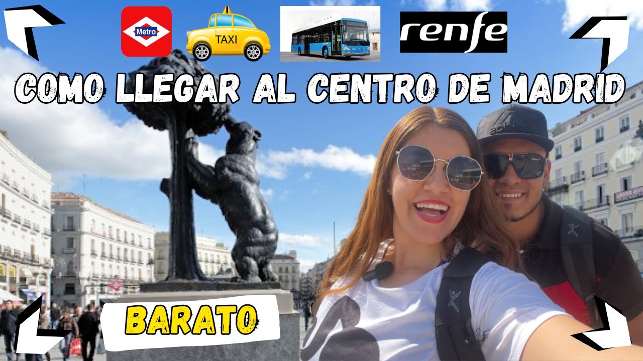 🔴COMO IR al CENTRO de MADRID Desde el AEROPUERTO Barajas 🛩️||[Precios ]