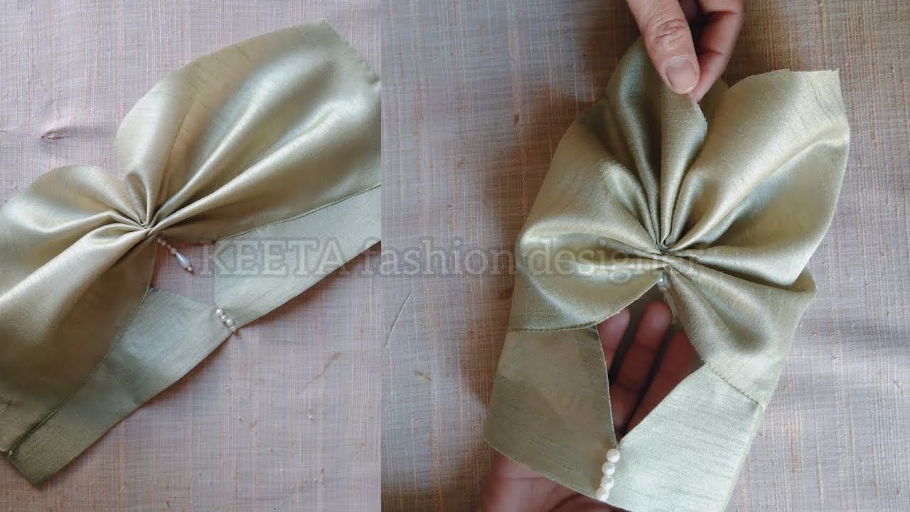 Trending sleeve design cutting and stitching||new baju design making at home