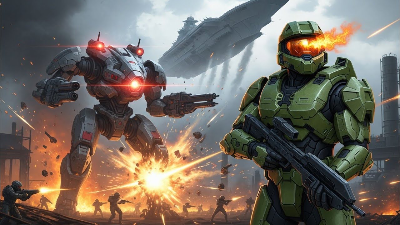 WHAT IF Halo's UNSC Infinity Entered Metal Gear Solid? (Spartans vs Metal Gears)