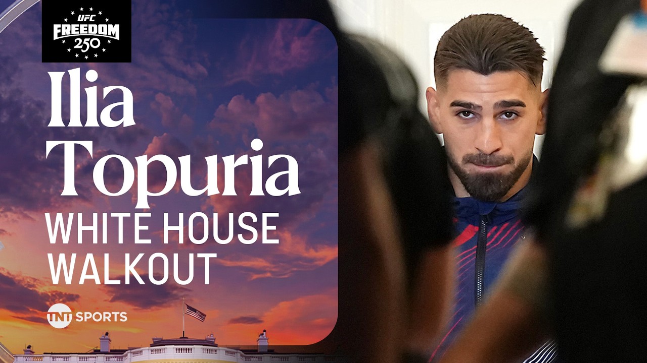 EL MATADOR! Ilia Topuria's LEGENDARY Walkout At The White House 🔥 #UFCFreedom250