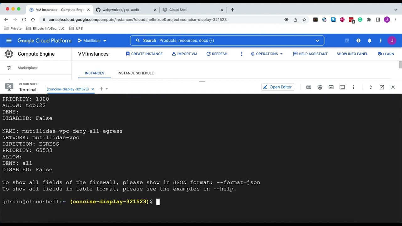 GCP Security: Intro to Cloud Shell