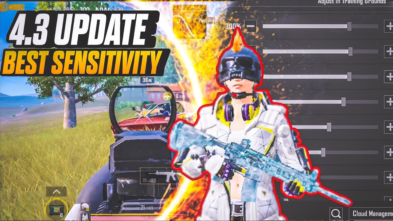 BEST Zero Recoil Sensitivity & Setting For Bgmi 4.3 Update 🇮🇳🎯