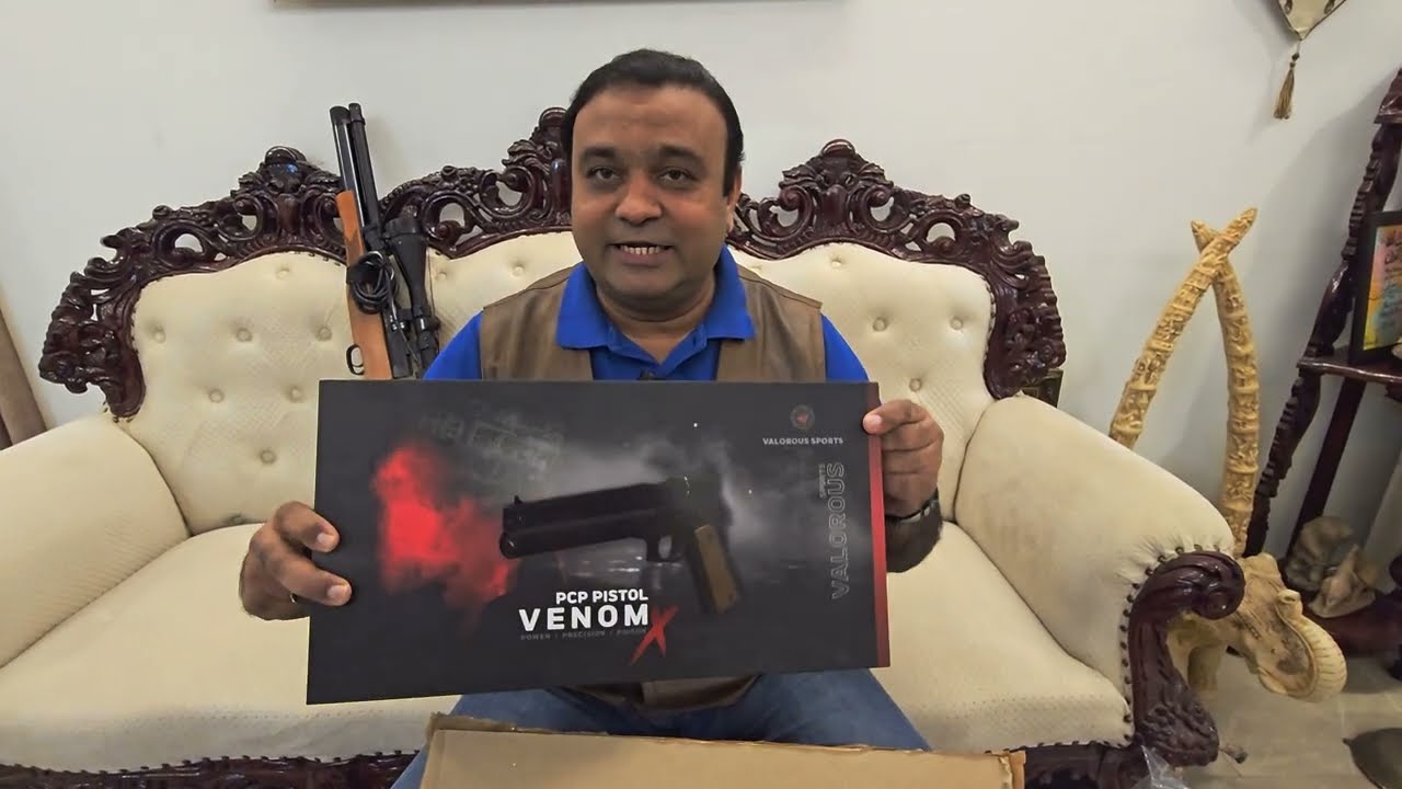 Valorous Venom X ( Compact) PCP Air pistol unboxing video!  review # Best PCP Air pistol in india !