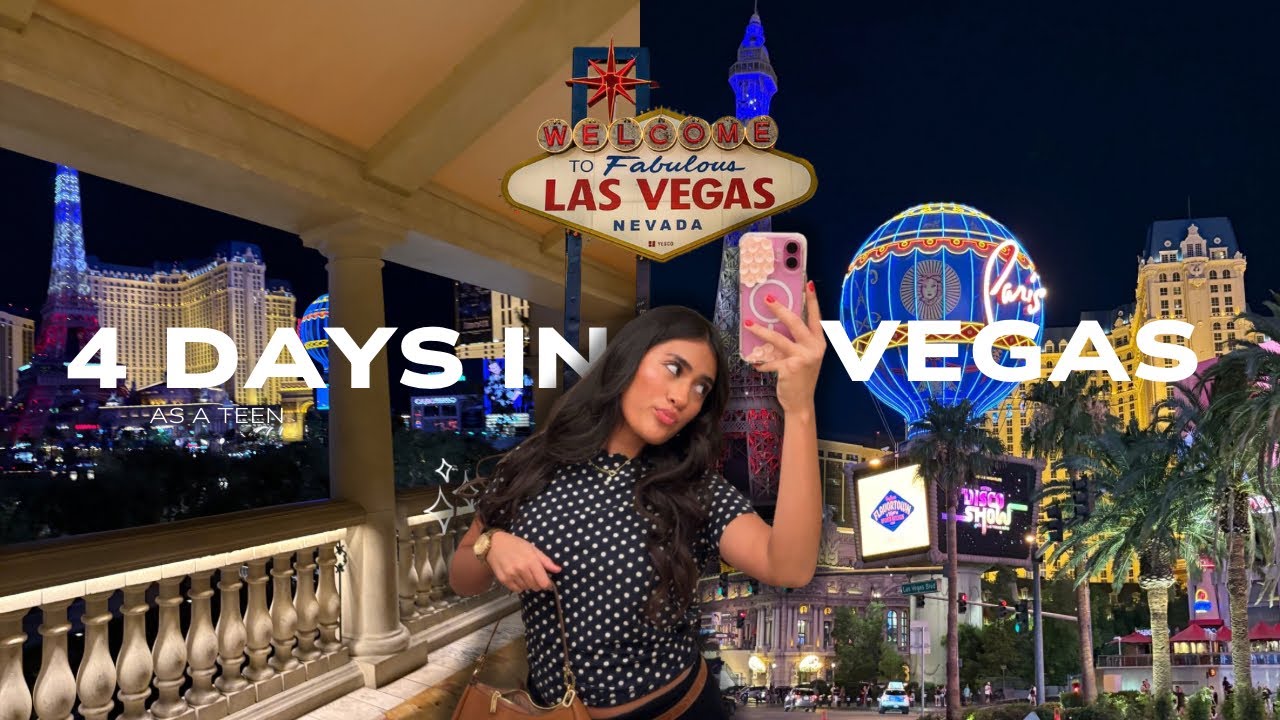 GOING TO VEGAS AS A TEEN!! (vacation vlog)