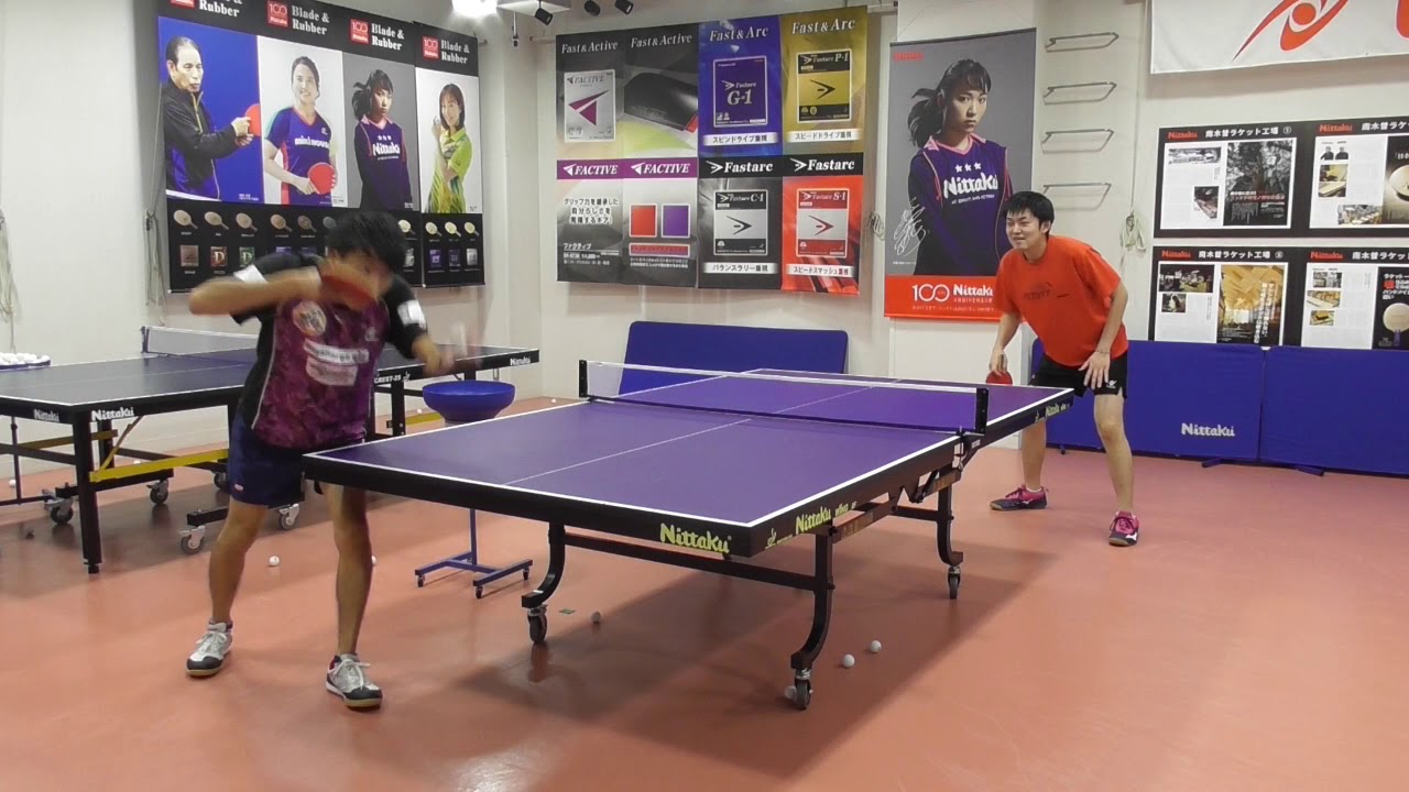 Nittaku名作ラケット、ルーティスレボCを試打！　Racket：RUTIS REVO C. Rubber:MORISTO SP ＆ Fsatarc S-1 Table Tennis