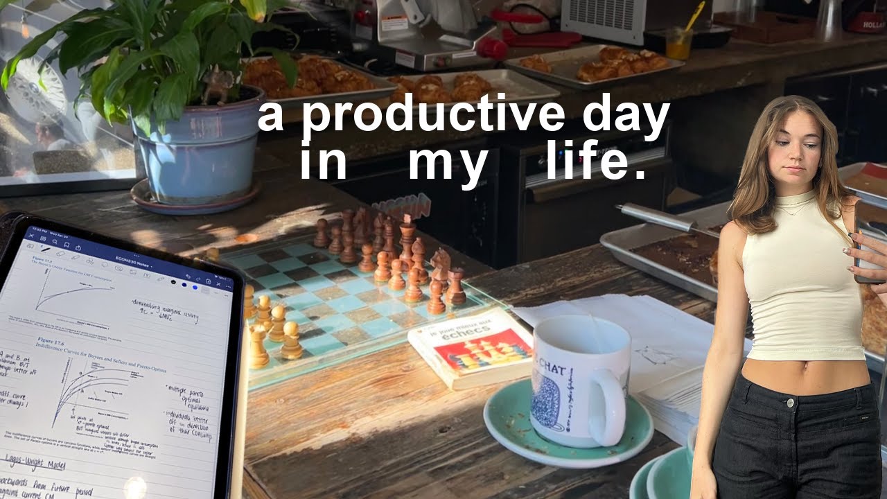 A Productive Day in my Life in Uni (study and work with me)