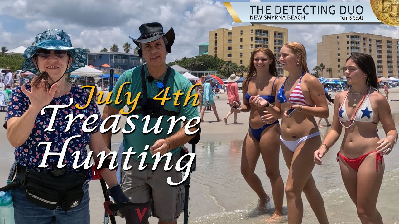 4th of July Metal Detecting New Smyrna Beach Florida | The Detecting Duo S04 E29