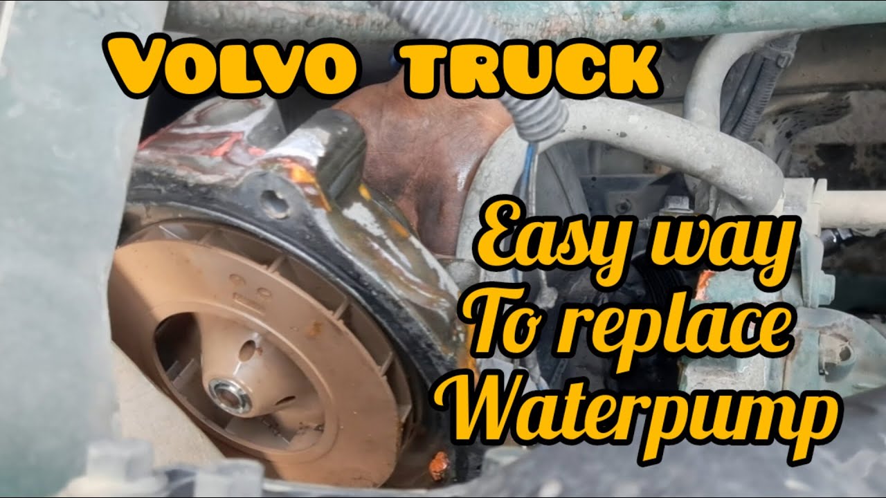 How to replace waterpump on volvo truck | madaling paraan ng pag palit ng waterpump | volvo truck
