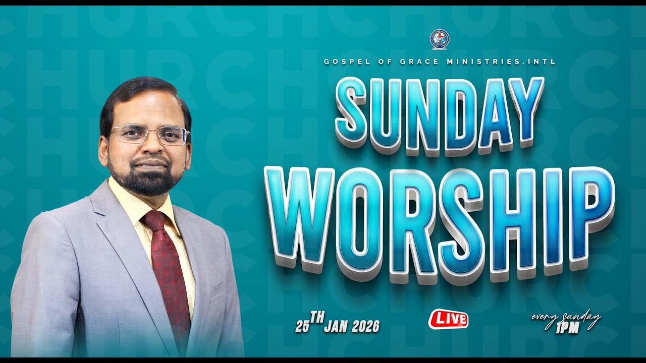 SUNDAY WORSHIP SERVICE ||25th-Jan 2026|| Dr. Timothy Vincent Undru | GGM | Abu Dhabi