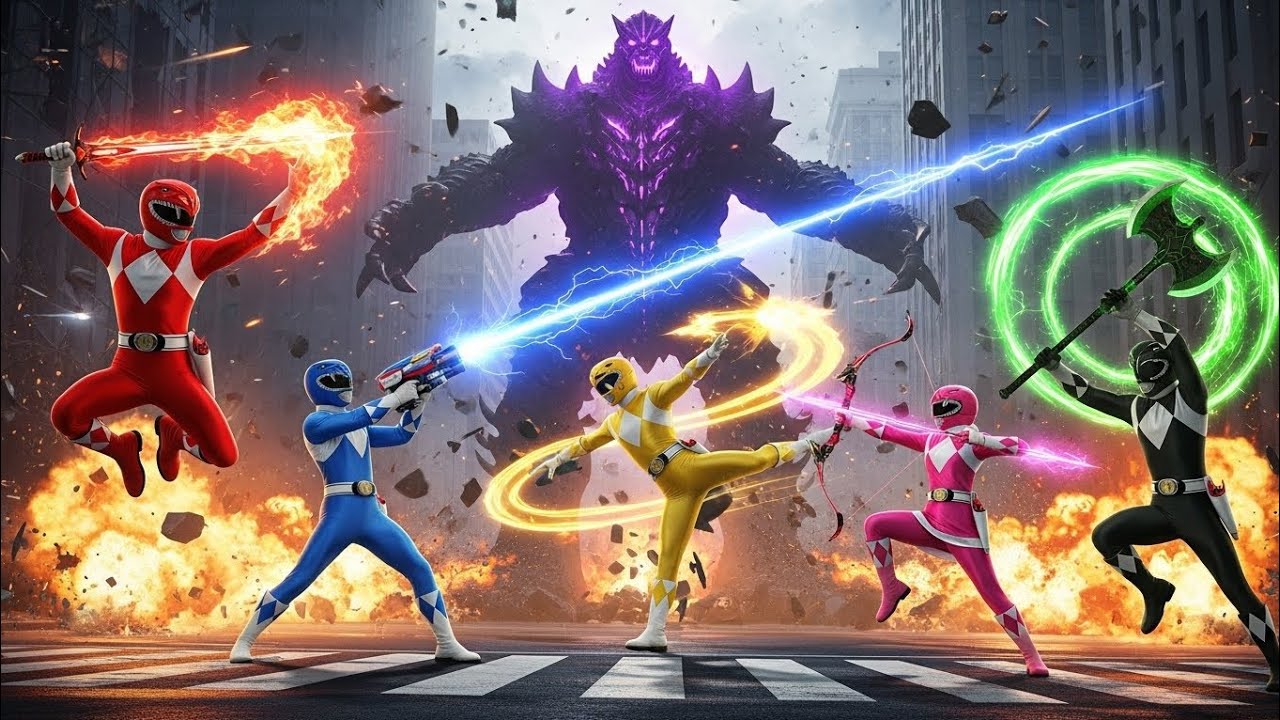 Power Rangers: Rise of the Dark Villain | Full Thriller AI StoryPower