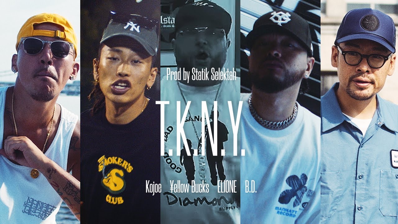 Kojoe, B.D., ELIONE & ¥ellow Bucks - T.K.N.Y. (prod by. Statik Selektah) [Official Music Video]