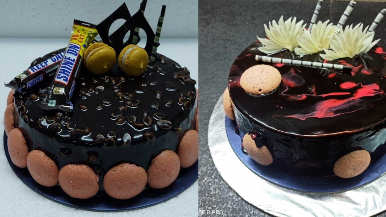 How to make snickers chocolate truffle cake  | CAKE MAKING IDEAS