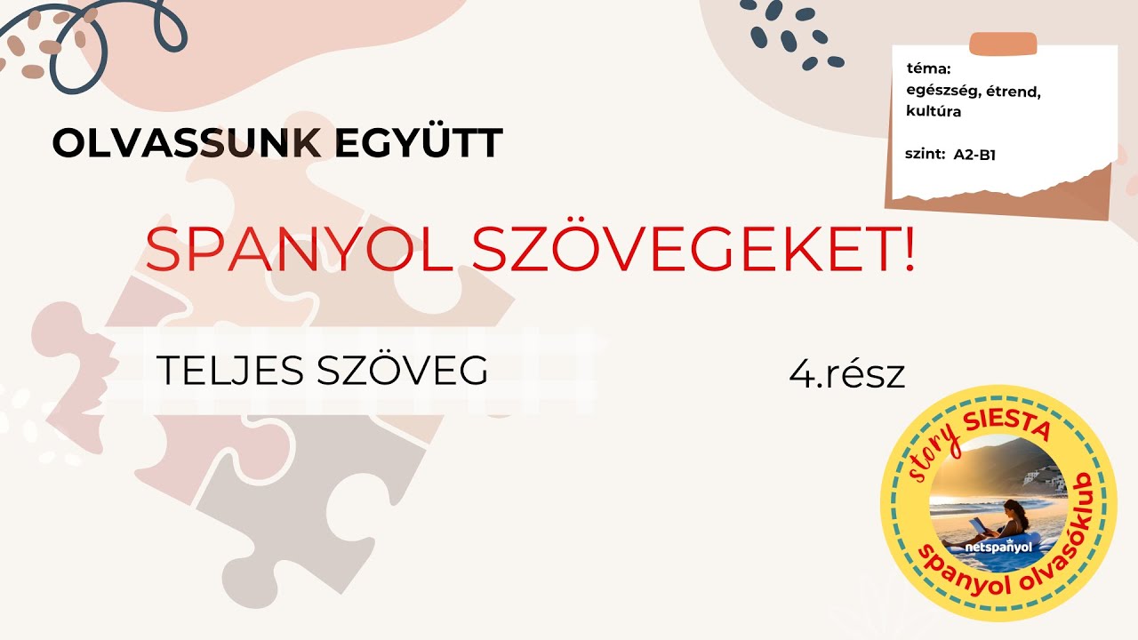 STORY SIESTA - spanyol olvasóklub 4. szöveg - A mediterrán étrend jótékony hatásai