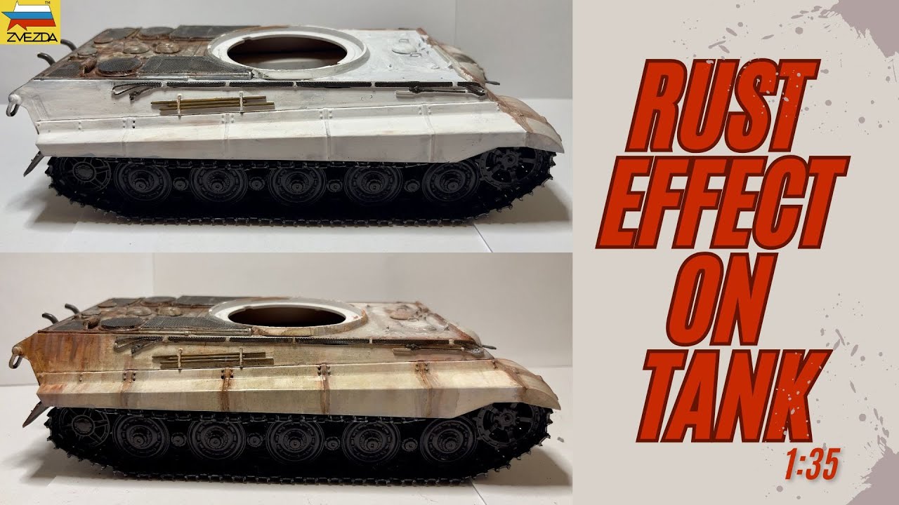 RUST EFFECT ON TANK SCALE MODELS