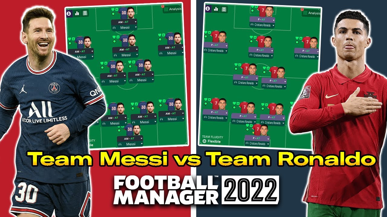 Team of Messi's vs Team of Ronaldo's in FM22