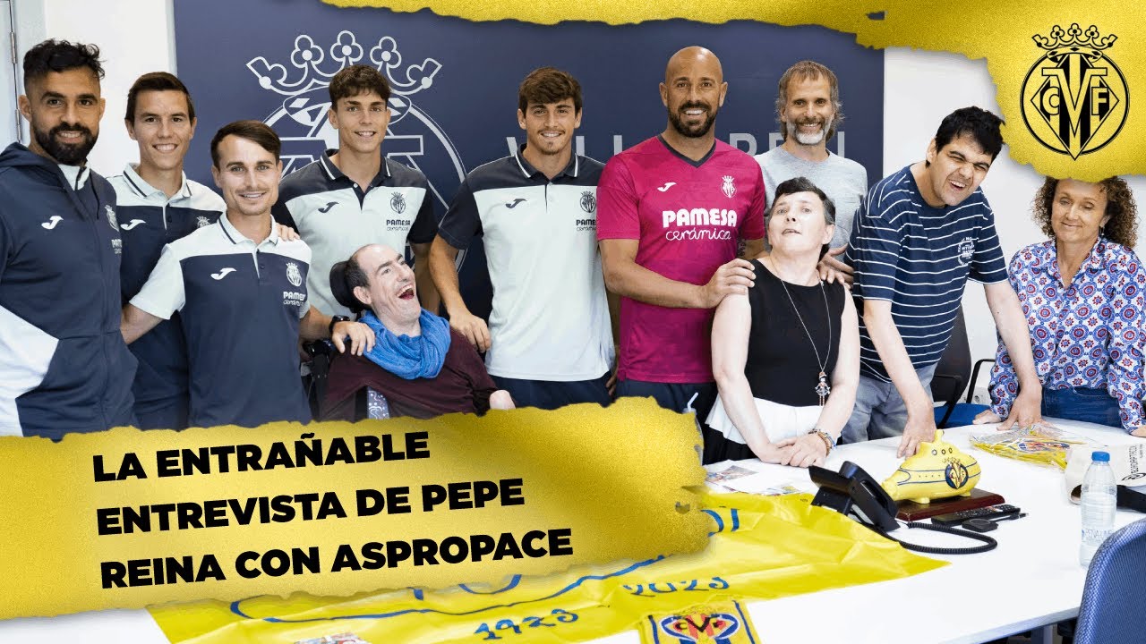 La entrañable entrevista de Pepe Reina con Aspropace
