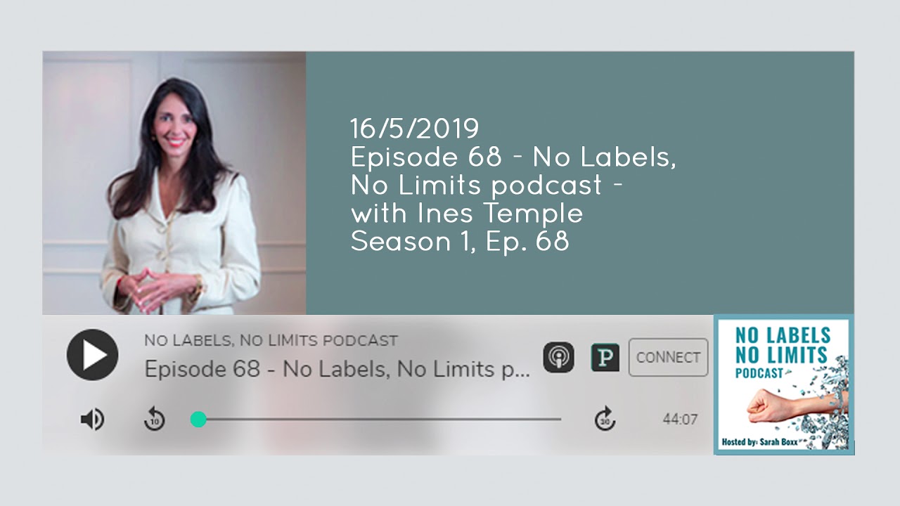 Interview with Ines Temple | No Labels, No Limits Podcast