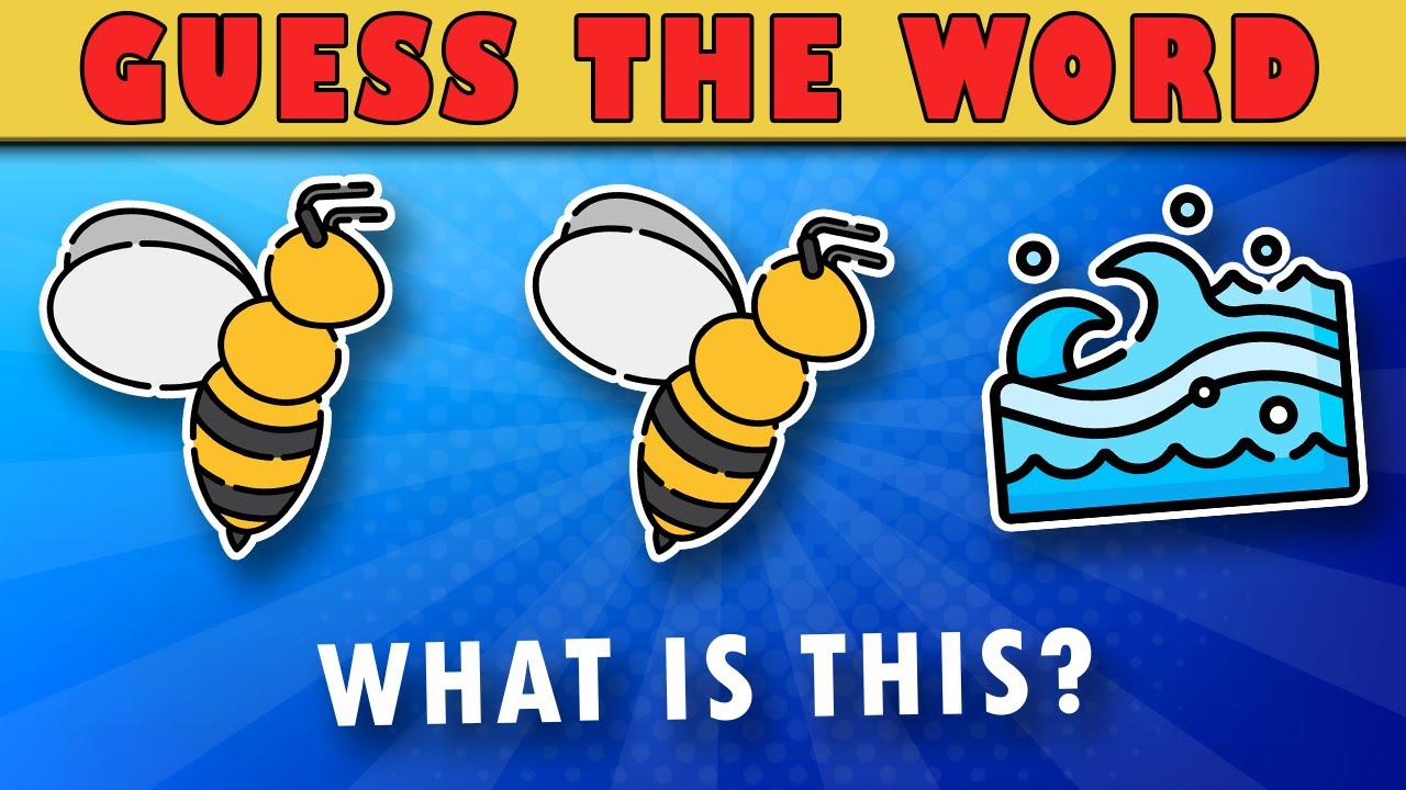Can You Guess the Word Just by Looking at Emojis? Funny Quiz Game