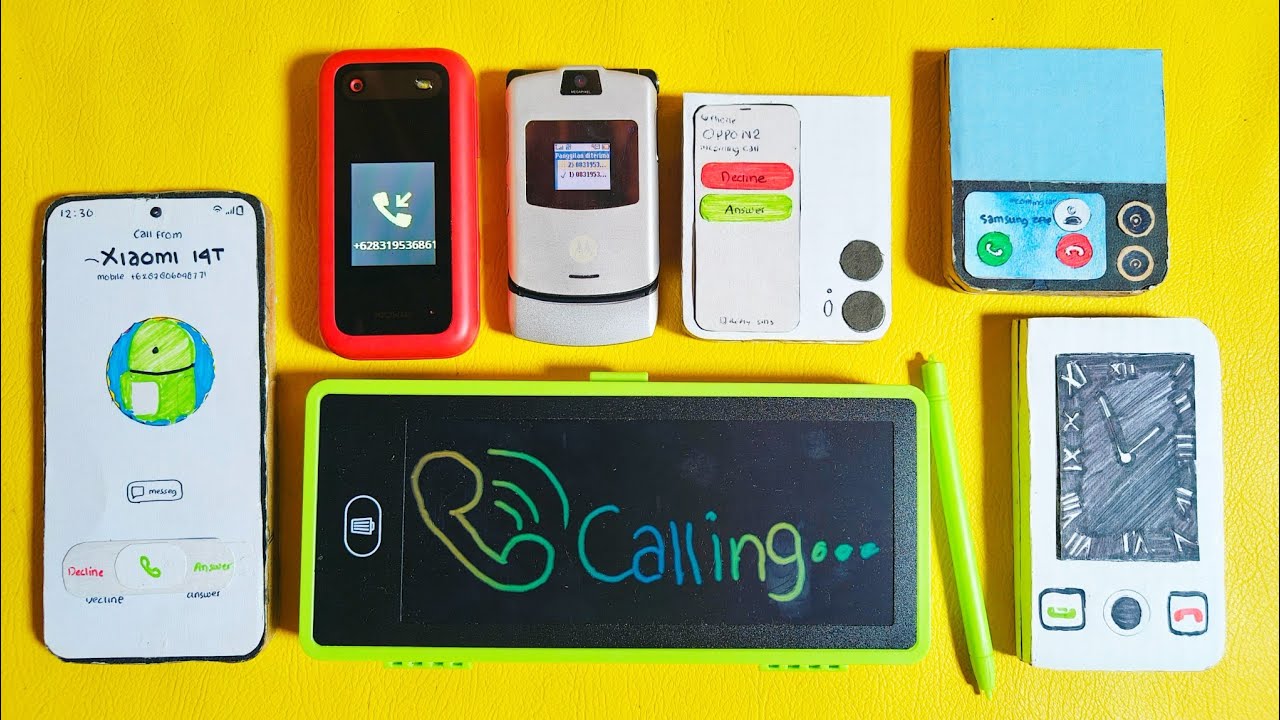 Drawing Pad Calling On Xiaomi 14T, Nokia 2660, Motorola V3, Oppo N2, Galaxy Z flip 4, i15 fold 