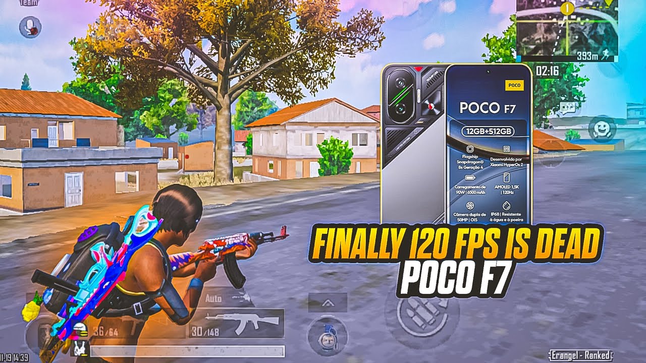 POCO F7 BGMI TEST 120 FPS 💥 POCO F7 BGMI GAMEPLAY ⚡ POCO F7 GRAPHICS TEST 
