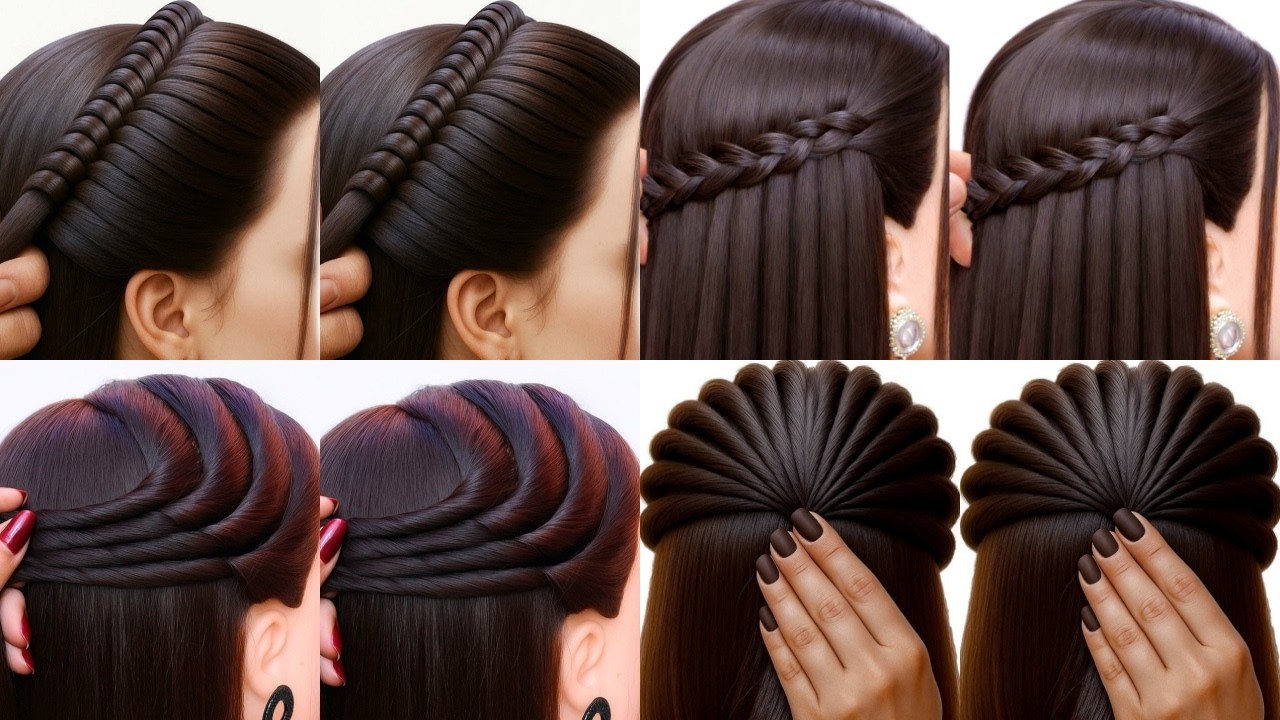 Very Easy Different Hairstyle - Simple Hairstyles | stylish hairstyles | hairstyles for girls