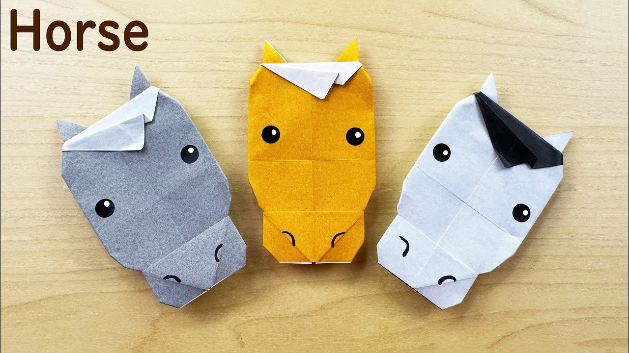 【簡単折り紙】1枚で馬の作り方🐎How to make Horse#马#午#午年#말#馬#うま#Horse#घोड़ा#2026#十二支#新年#折り方#おりがみ#origami#摺紙#종이접기#DIY