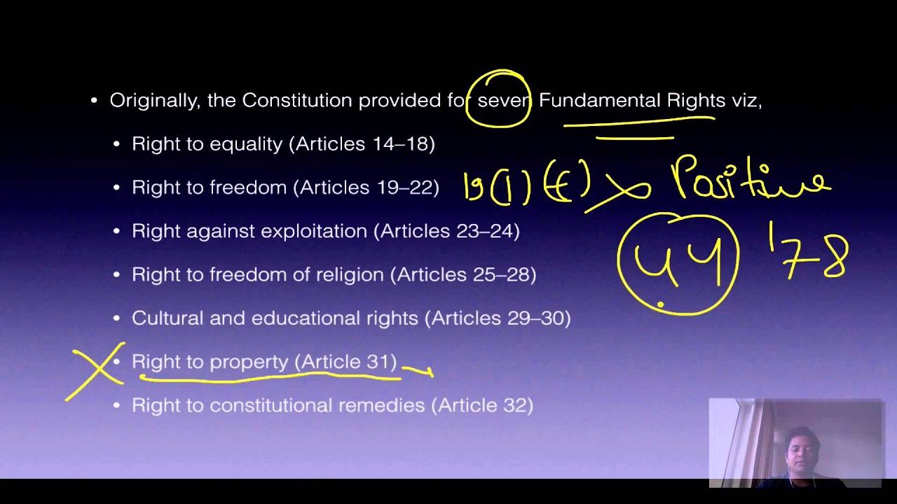 Polity Lecture for IAS UPSC 3.1 Fundamental Rights