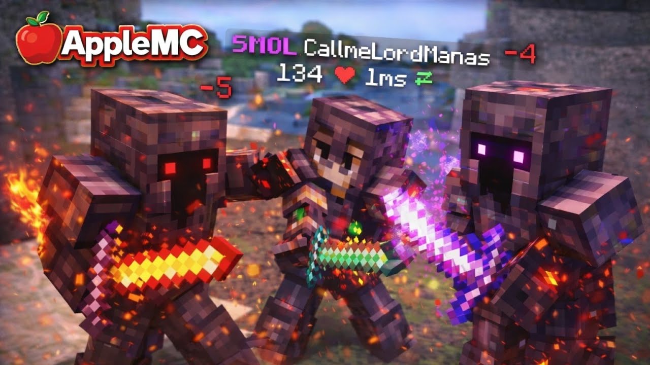Dominating spawn in  AppleMC  Season 2 | Banana Realm #applemc