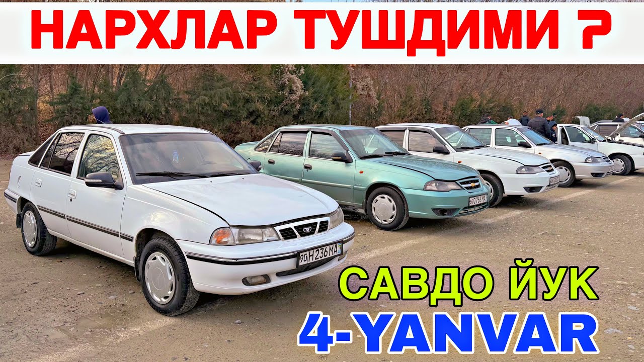 4-ЯНВАР НЕКСИЯ 1Ва2 НЕКСИЯ НАРХЛАРИ САМАРКАНД МОШИНА БОЗОР 2026 4-YANVAR 2026 SAMARQANDMOSHINA