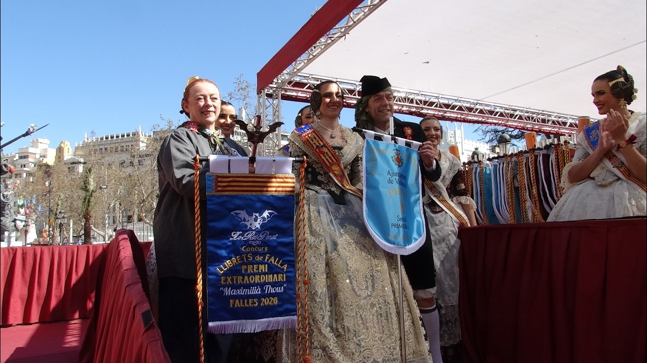Entrega de Premios Fallas 2026 - Falla San Vicente - P. Azzati