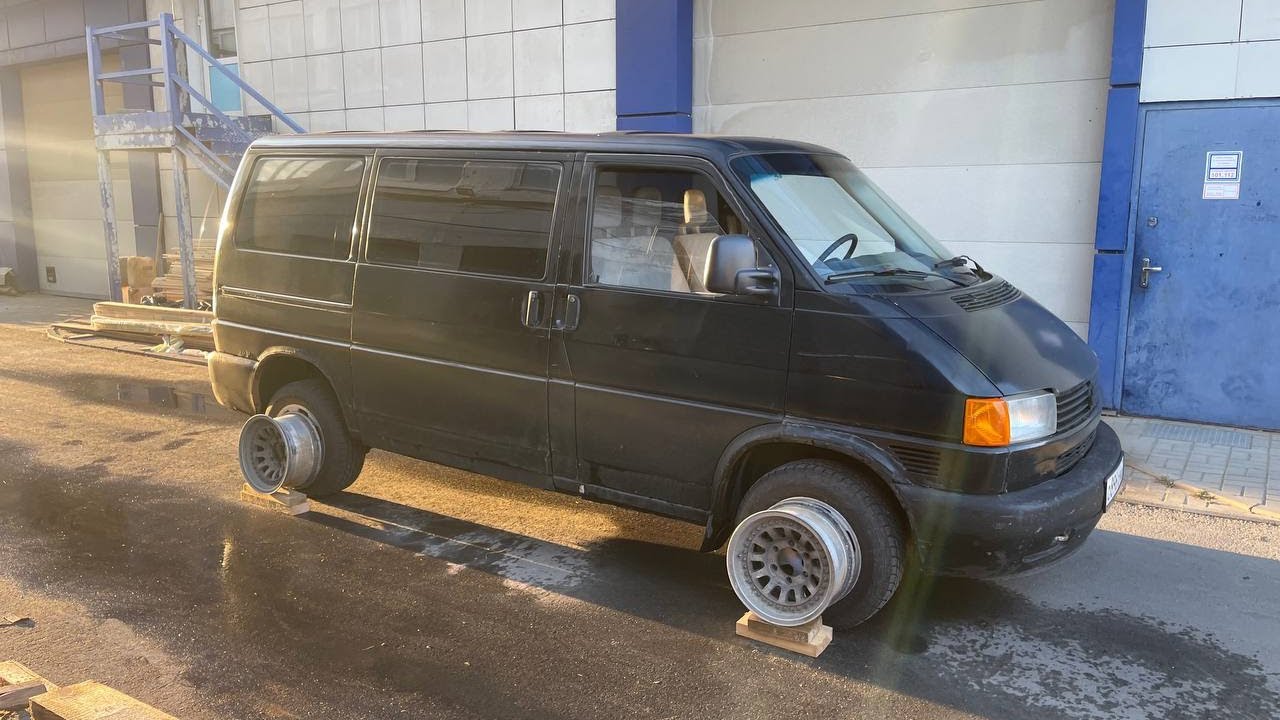 VW T4: Меняем шкивы как перчатки. Капучино взамен масла. Диски от внедорожника на Т4