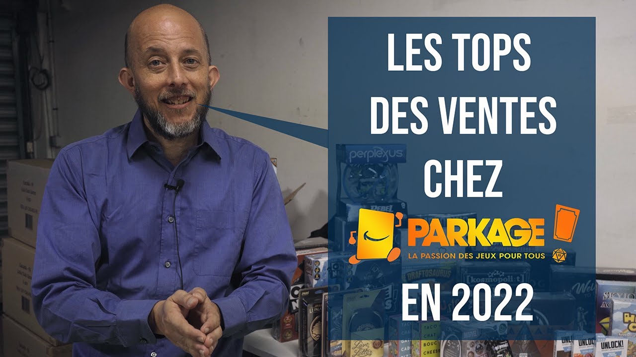 PARKAGE - Les TOPS 10 des ventes de 2022 chez PARKAGE ! Quels jeux se hissent au TOP 1 ?!