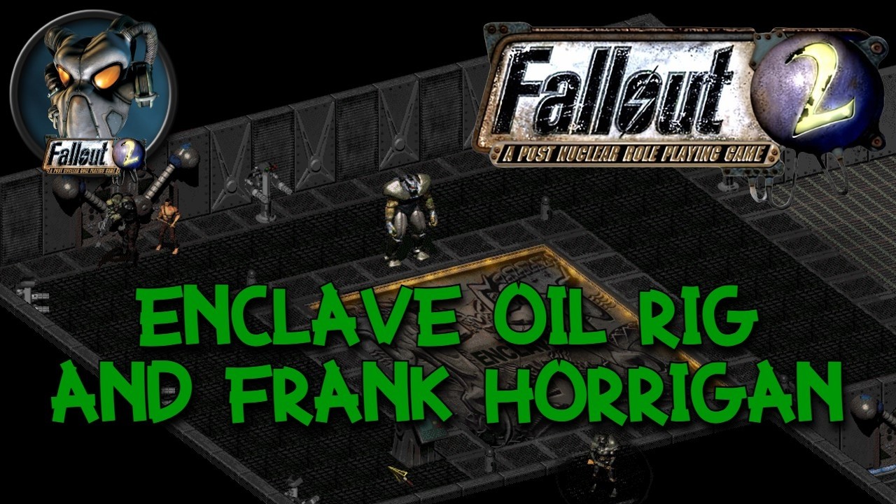 Fallout 2 - Enclave Oil Rig - Frank Horrigan - Ending