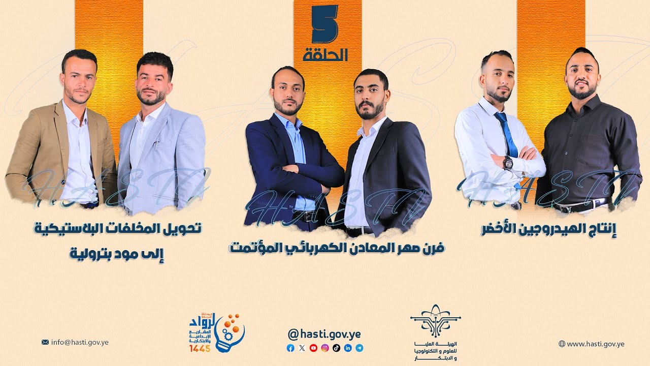 المسابقة السنوية لرواد المشاريع الإبداعية والابتكارية 6 - الحلقة الخامسة