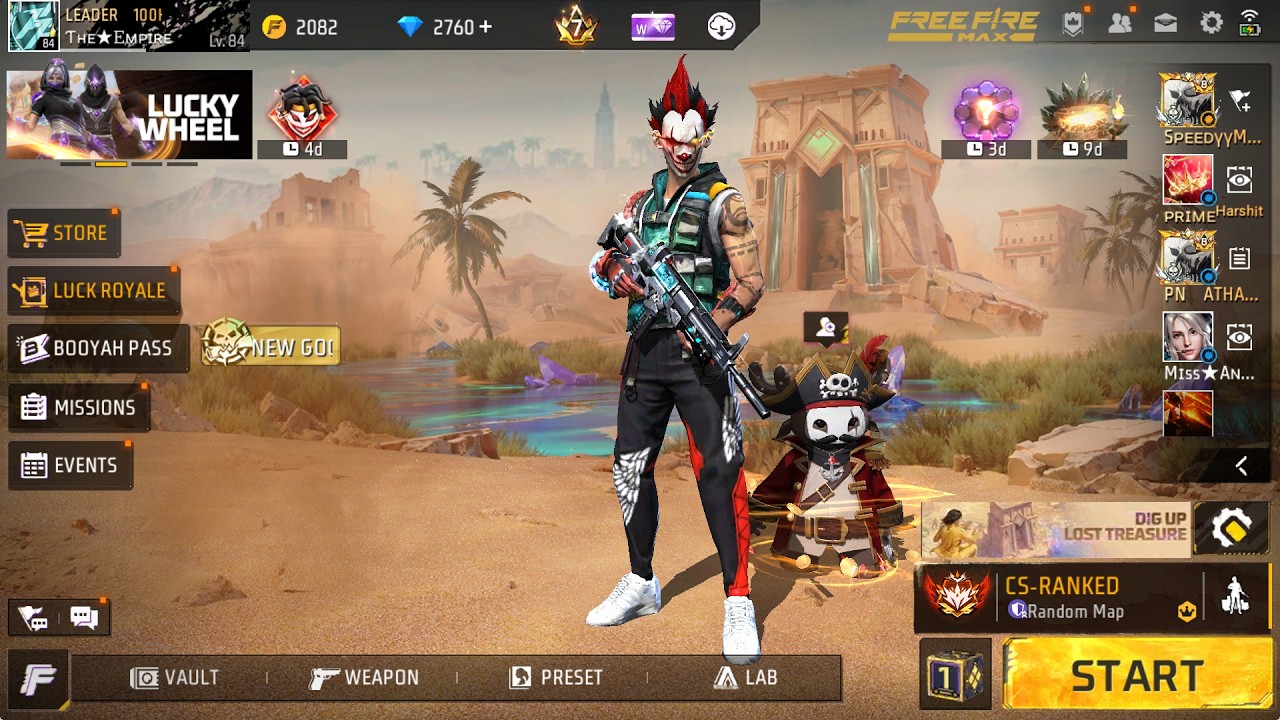 🔴 Free Fire Live | New Cs Season Push To GrandMaster!