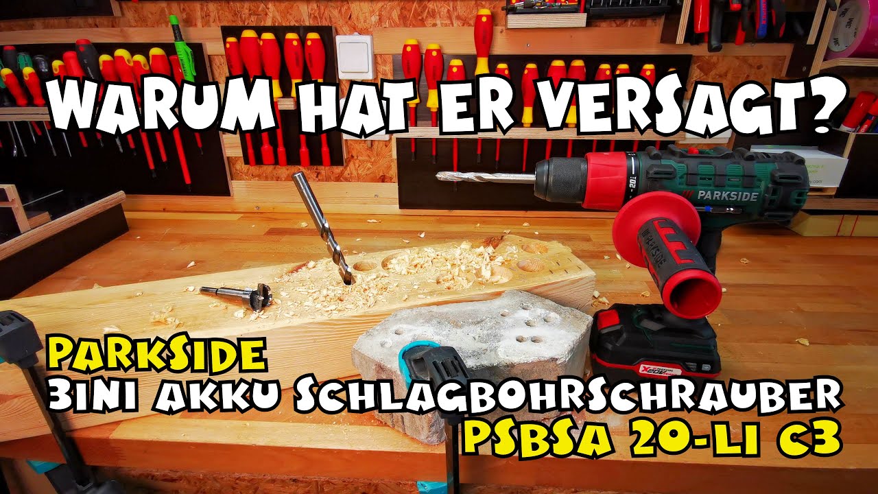 PARKSIDE® Akku-Schlagbohrschrauber PSBSA 20-Li C3