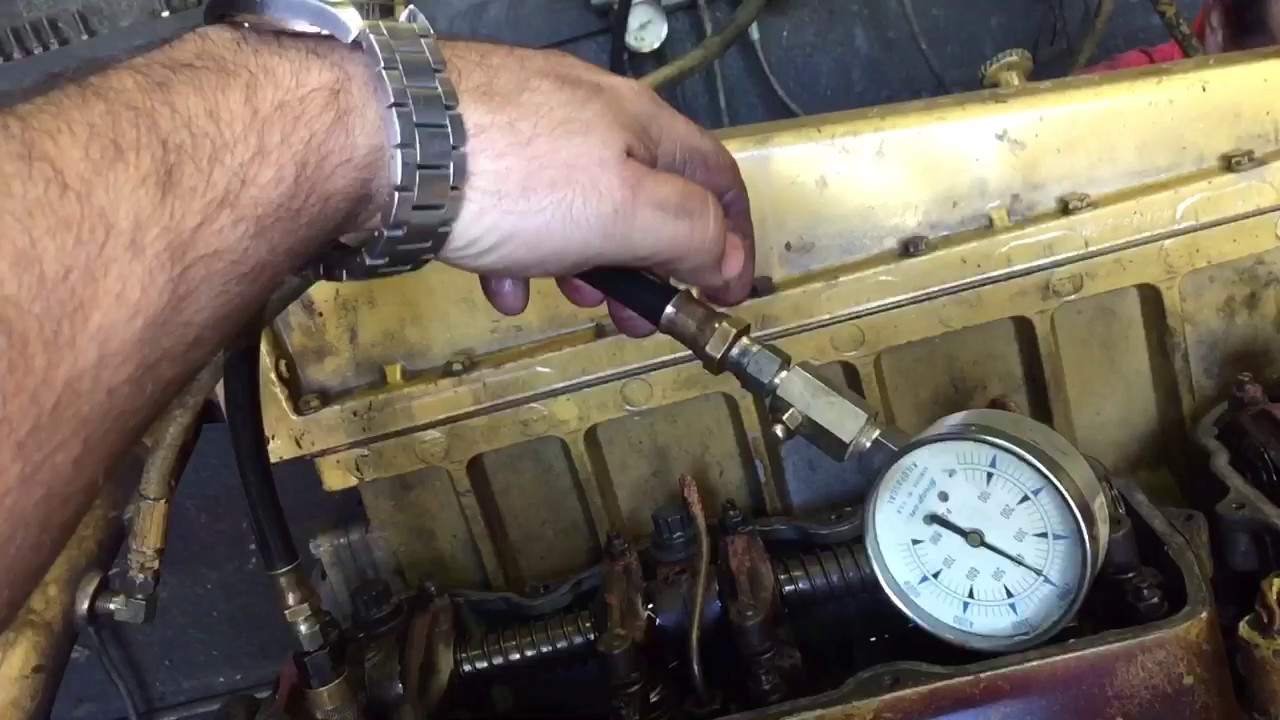 Compression test Caterpillar 3406