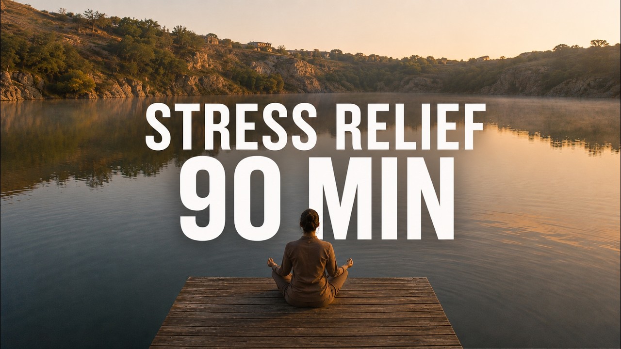 Calm Lake • 1.5 Hours of Relaxing Water Sounds for Sleep & Meditation