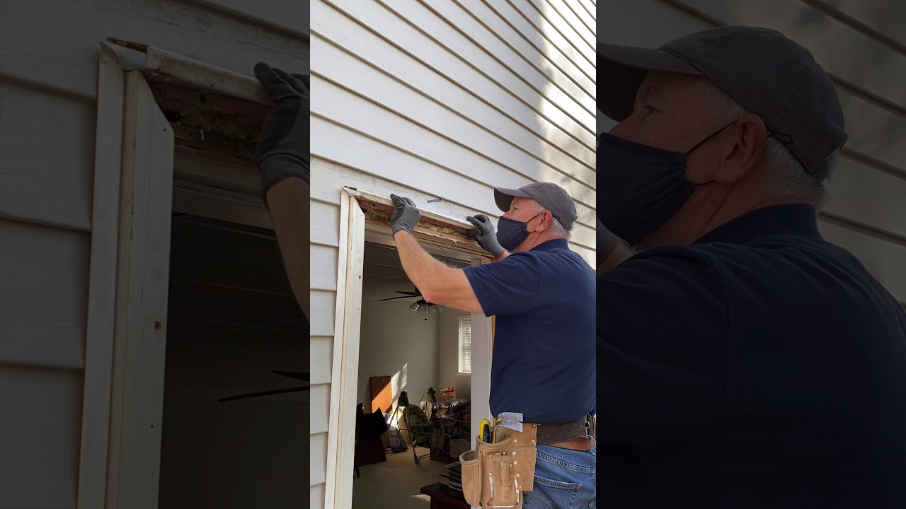 Reinstalling the top J-Channel