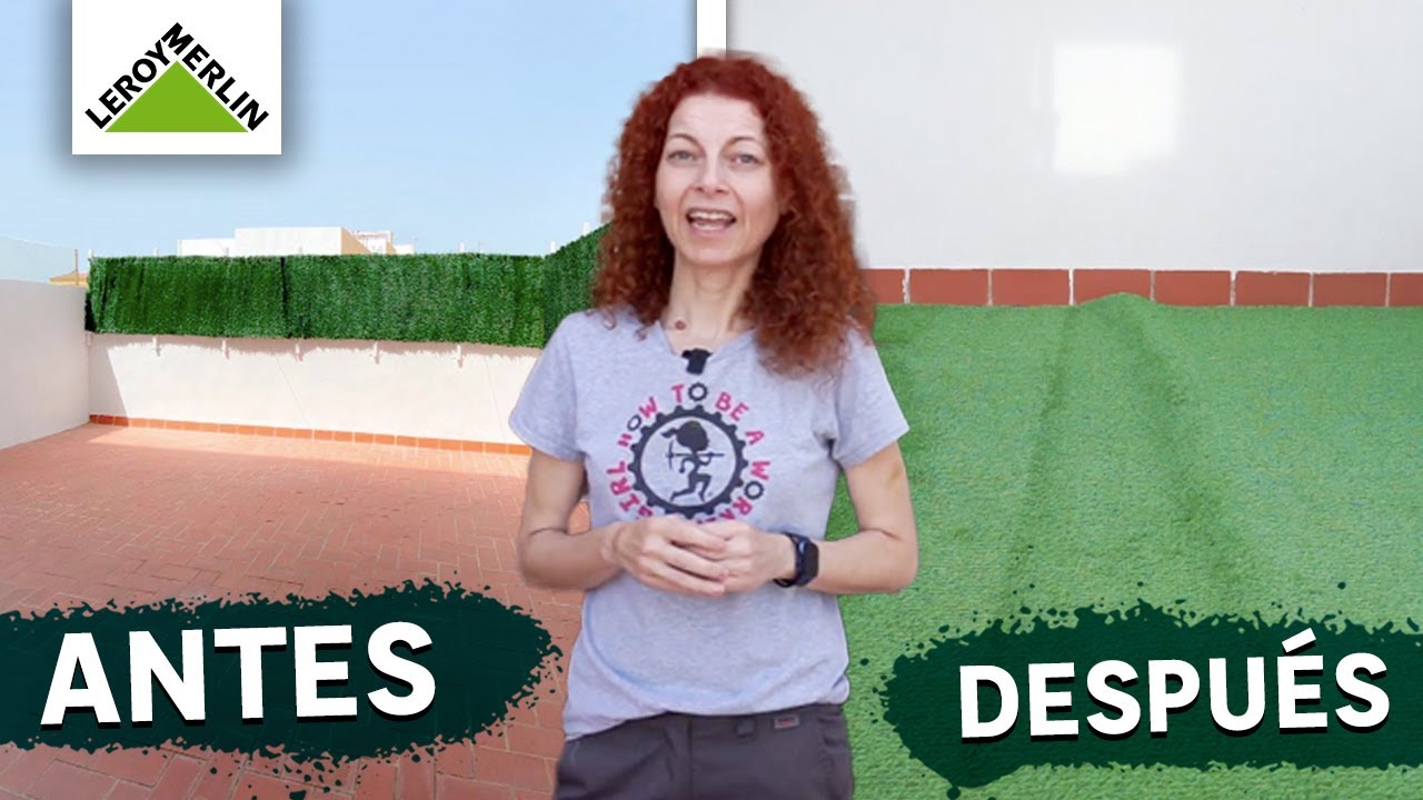 Transforma tu terraza con suelo composite y césped artificial junto a @BricoydecoTV  | LEROY MERLIN