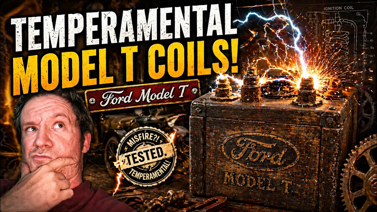 ⚜️ Ford Model T ⚜️ Любопытные катушки зажигания — устранение неисправностей, связанных с пропуска...